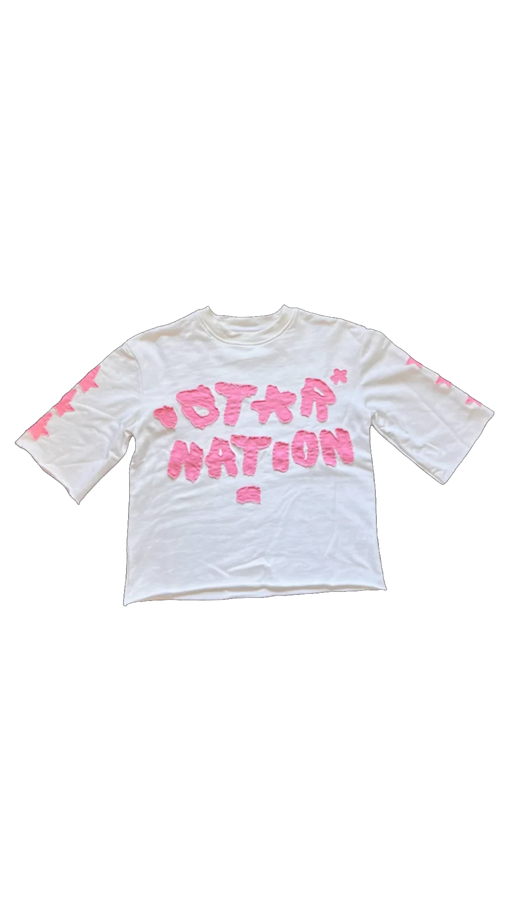 PINK EMBROIDERED T-SHIRT